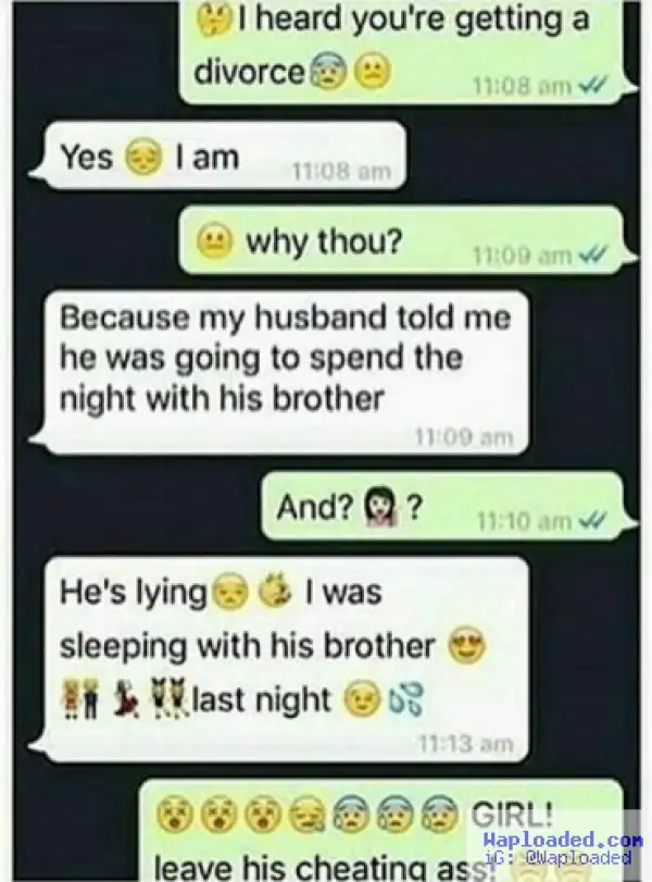 Hilarious Convo Of The Day!